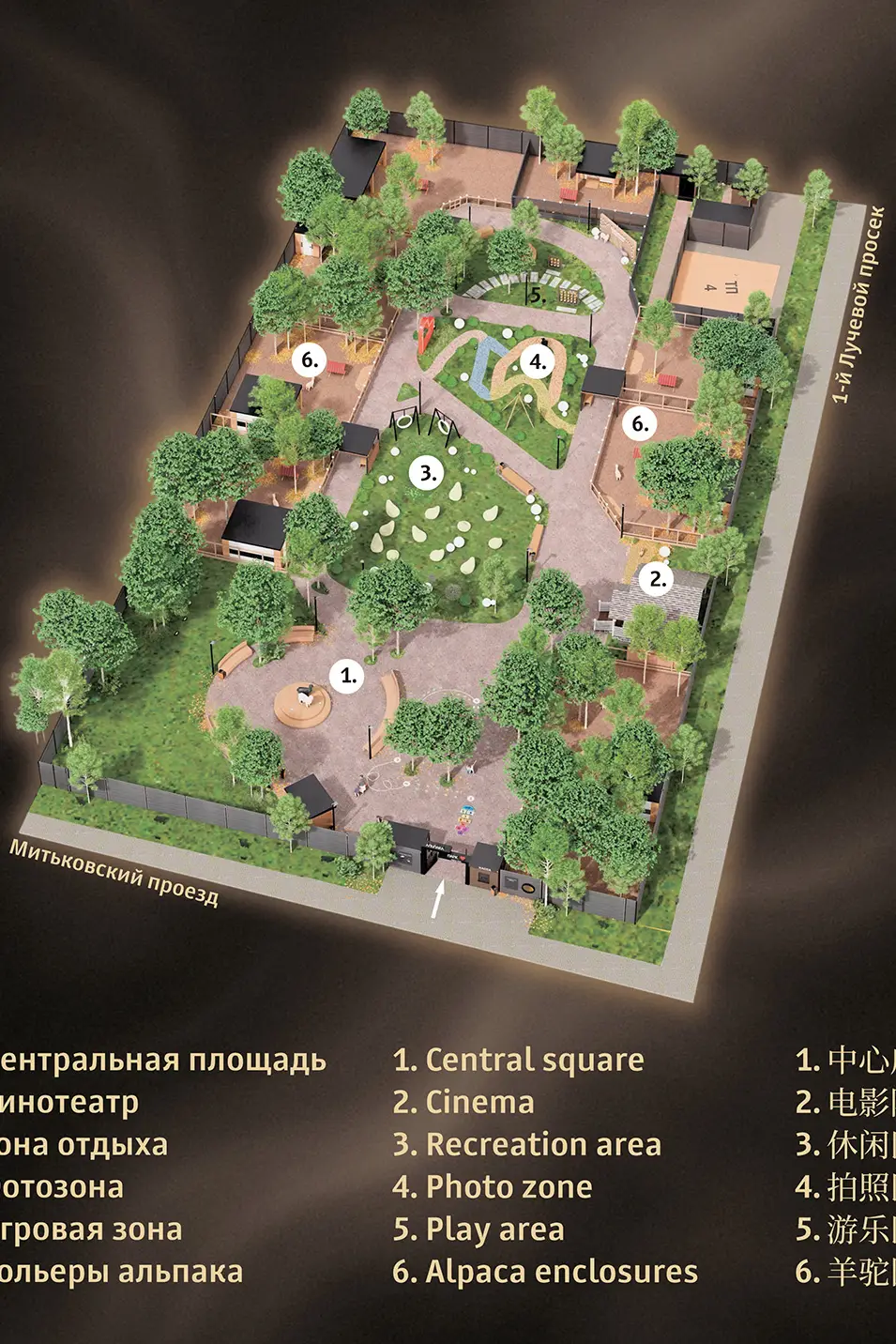 карта территории